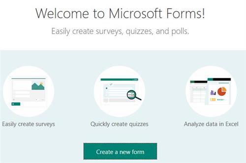 Forms  Welcome Screen 